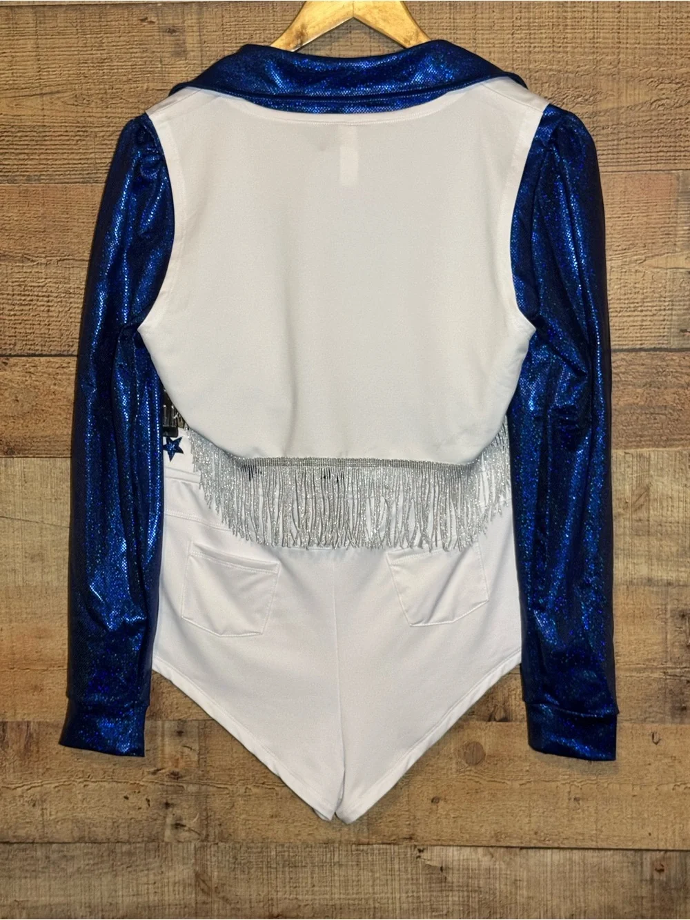 Forplay Seeing Stars Dallas Cowboys Cheerleader Costume size L/XL Sexy NWT!